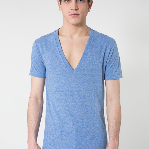 tr456 Tri-Blend S/S Deep V-Neck T-Shirt Thumbnail