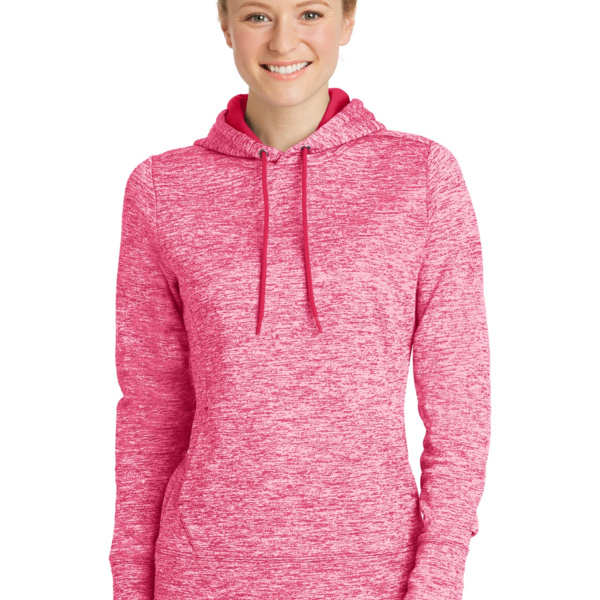 Women's PosiCharge ® Electric Heather Fleece Hooded Pullover Thumbnail