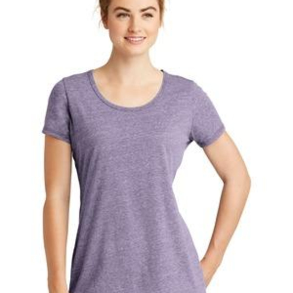 Ladies Tri Blend Performance Scoop Tee Thumbnail