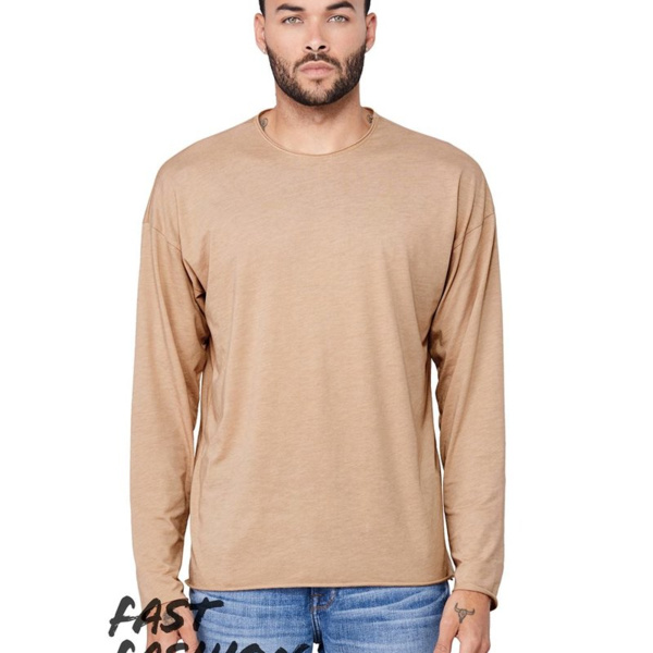 FWD Fashionriblend Raw Neck Long Sleeve Tee Thumbnail