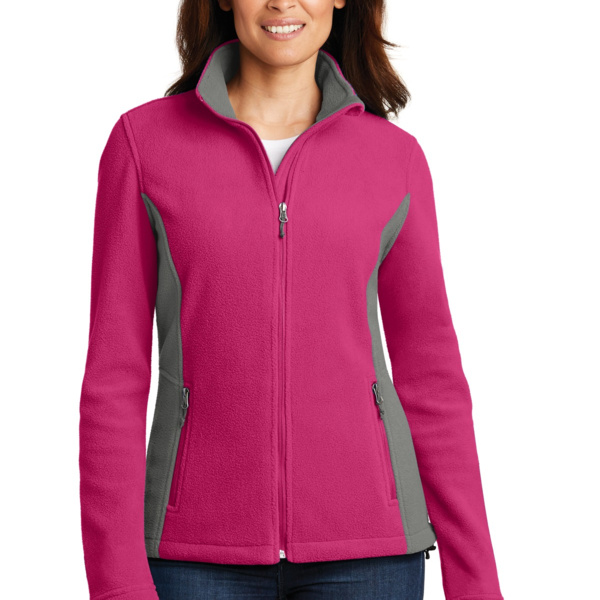 Ladies Colorblock Value Fleece Jacket Thumbnail