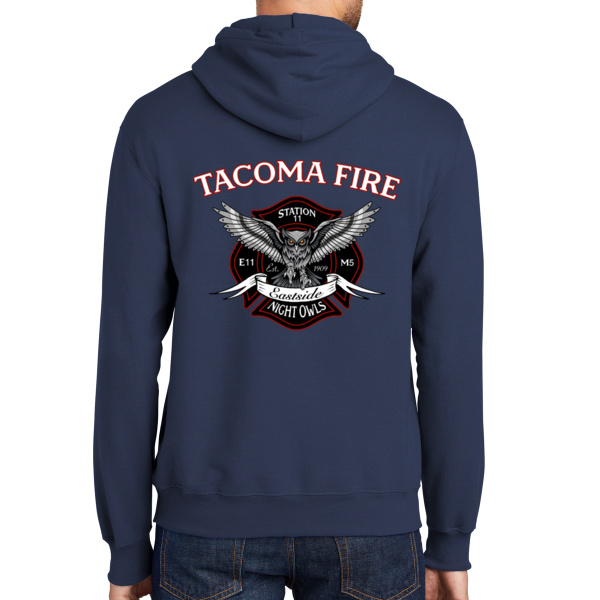 Station 11 - Essential Fleece Pullover Hooded Sweatshirt Thumbnail